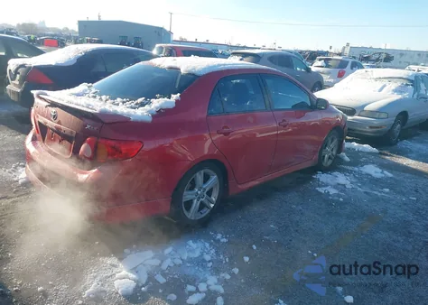 2009 Toyota Corolla Xrs из США, поврежденный, VIN 1NXBE40EX9Z129135